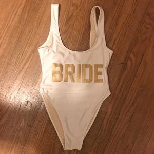 Private Party “Bride” One Piece Swimsuit